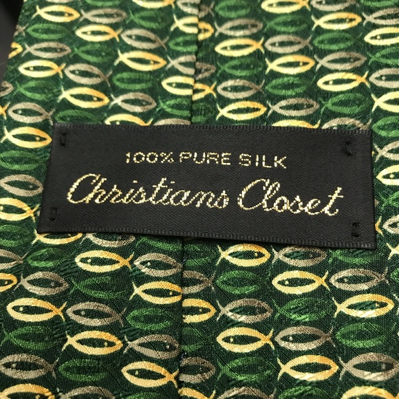 CHRISTIANS CLOSET - Fish Peace Tie - Picture 5 of 6